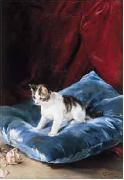 Marques, Francisco Domingo Cat Germany oil painting artist